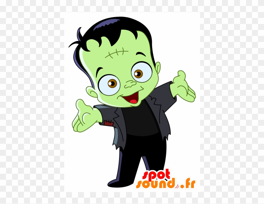 Mascot Of The Frankenstein Monster Clipart
