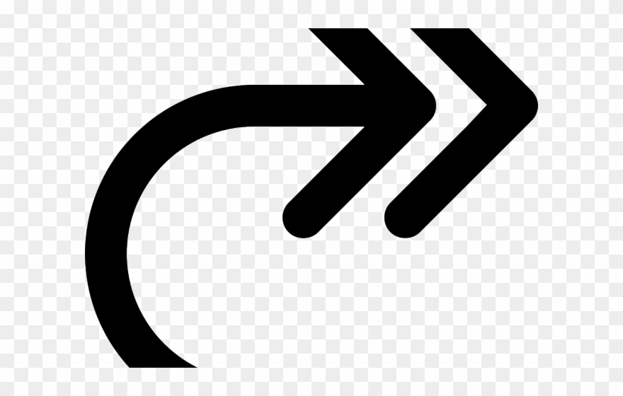 Curve Clipart Double Line - Png Download