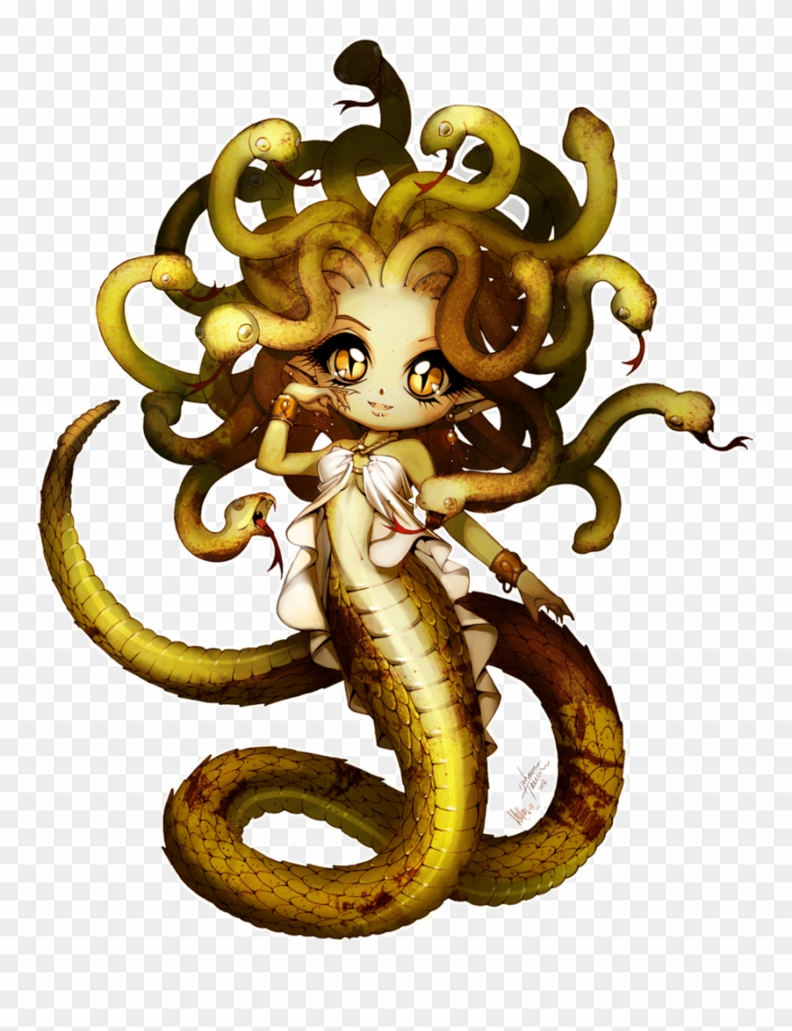 Medusa Đã Được Ngỗ Nghĩnh Hóa Và Medusa Trong Ygo Clipart