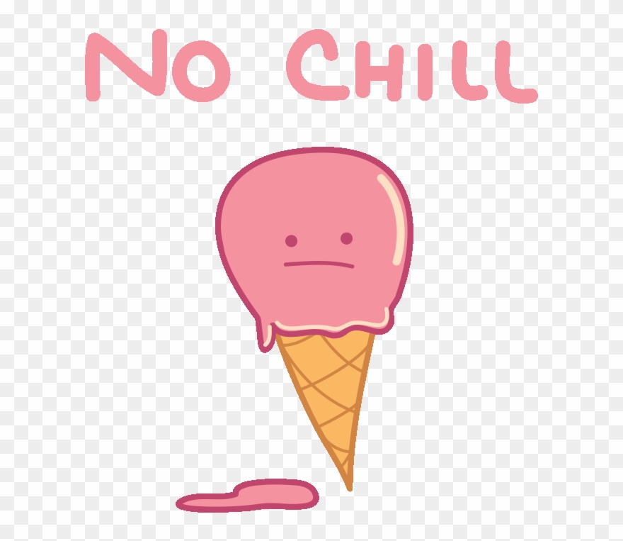 Summer Slang Popular Phrase Pink No Chill Melting K Clipart