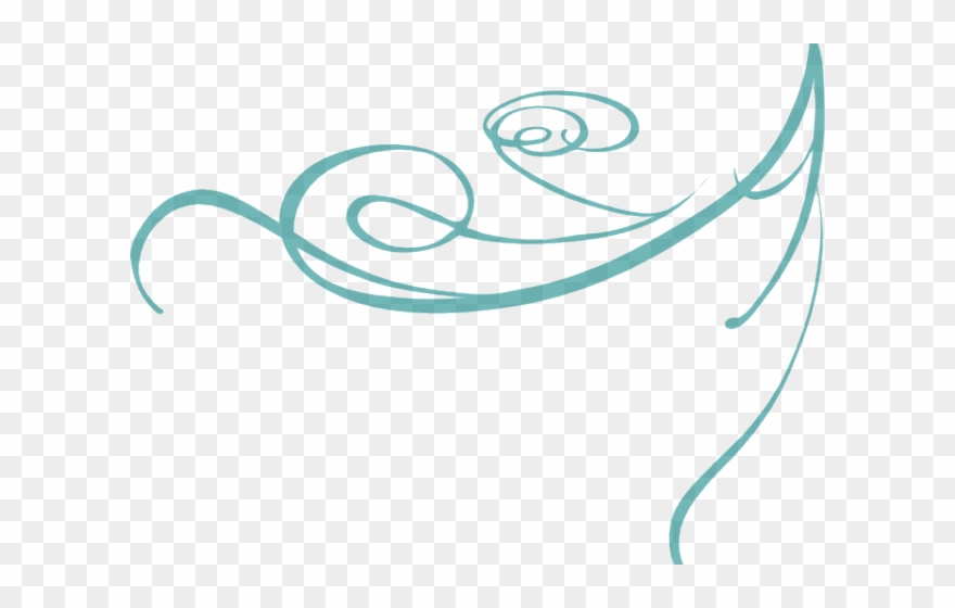 Decorative Line Blue Clipart Vector - Png Download