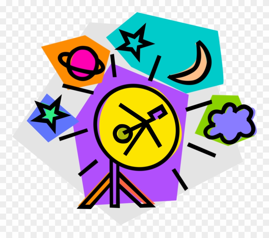 Vector Illustration Of Satellite Dish Parabolic Antenna Clipart