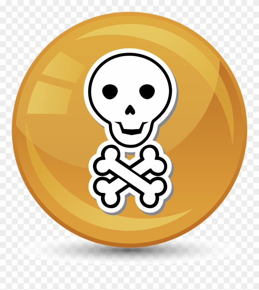 Skull And Crossbones Death Png Image Clipart