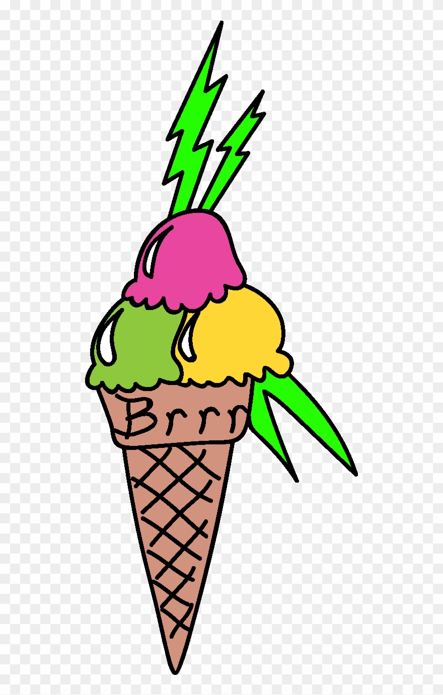 Ice Cream Sticker Clipart