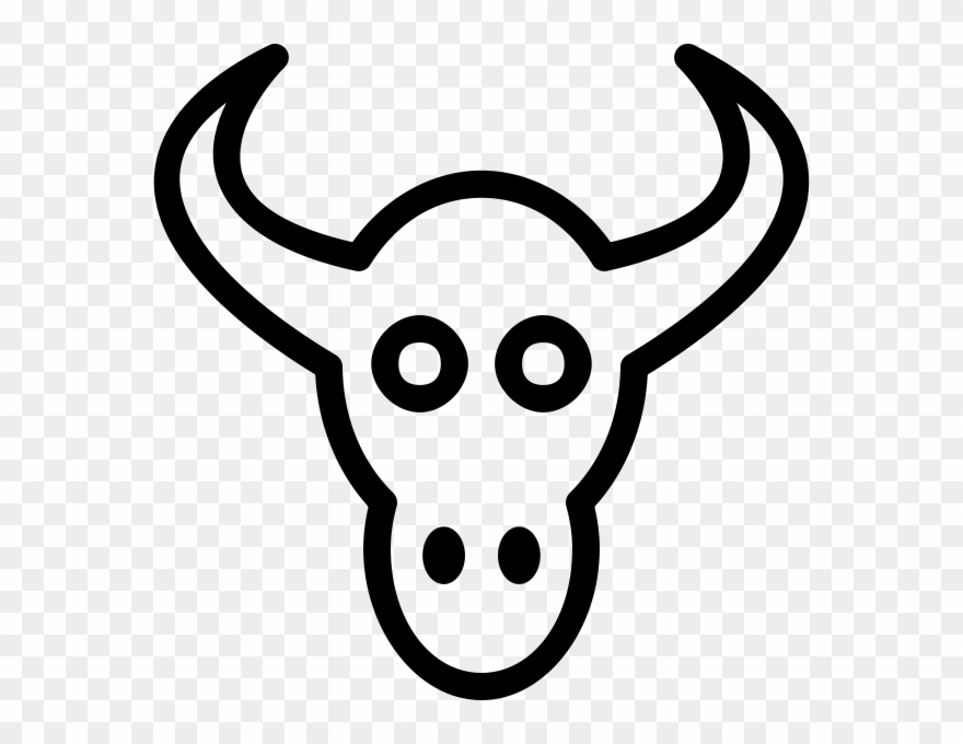 Bull Rubber Stamp Clipart