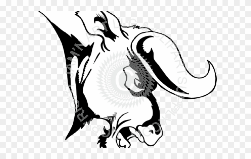 Drawn Bulls Bull's Head Clipart