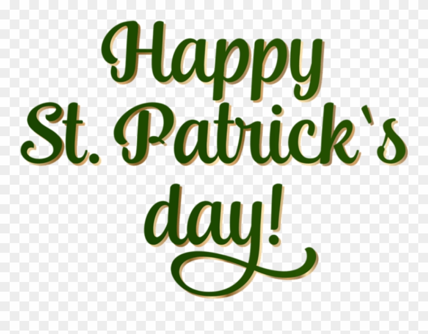 Download Happy Saint Patrick's Day Png Images Background Clipart