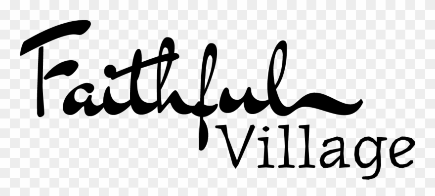 The Faithful Village Clipart
