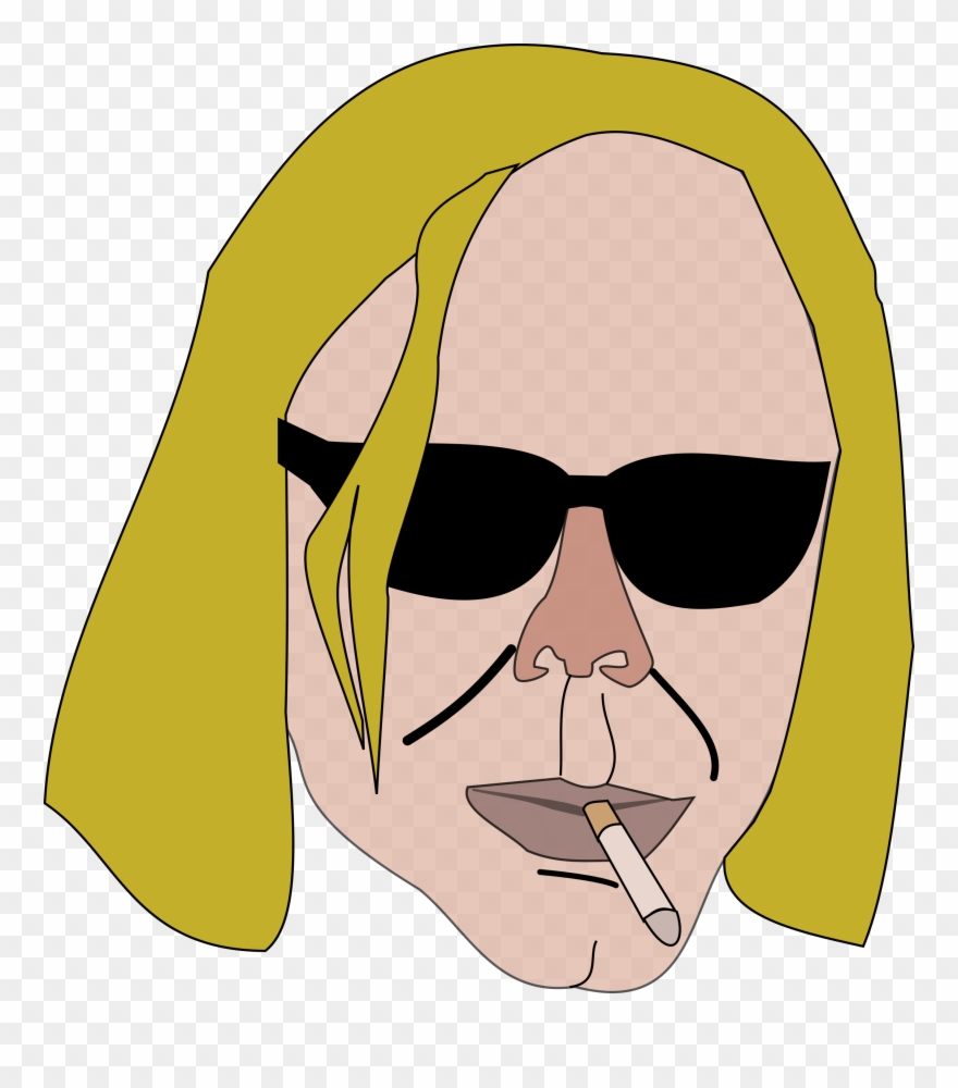 Man, Smoker, Sunglasses, Cool, Male Clipart