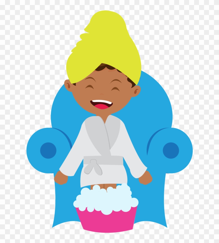 Pink Door Spa Party Clipart