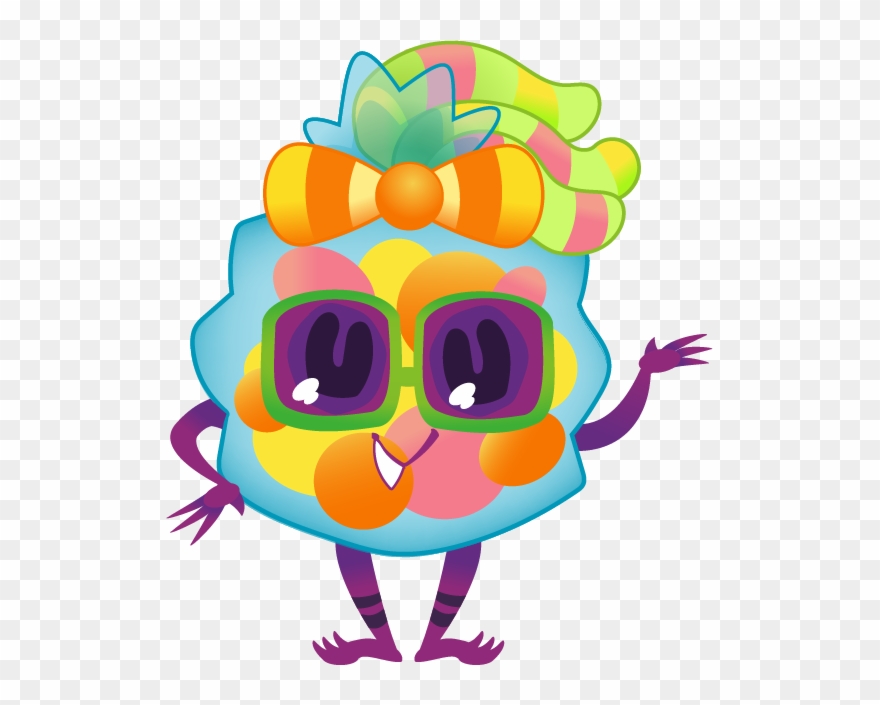 A New Monster Coming To Monster Yogurt Clipart