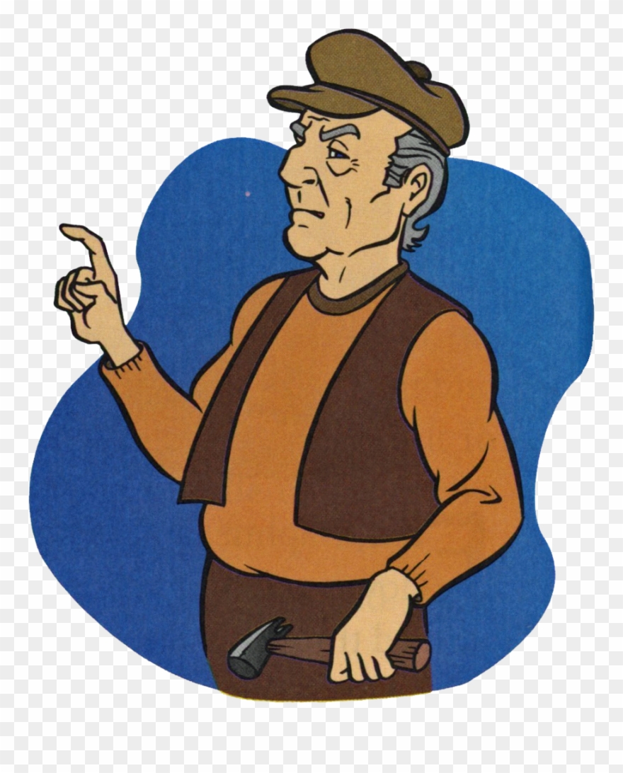 "hey, Old Man I Bet You Can't Make Your Hand Like Clipart