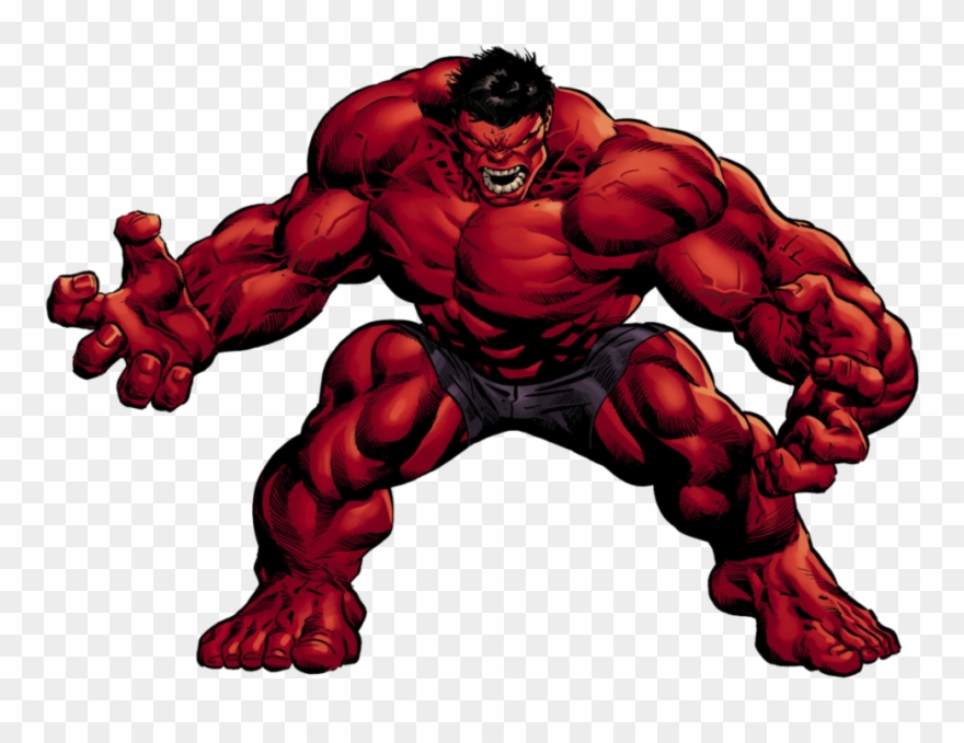 Red Hulk Png Clipart