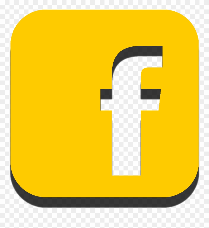 Reality Escape Facebook, Yellow Facebook Icon Clipart