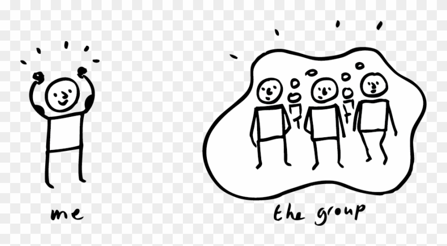 Me, Myself And The Group Clipart