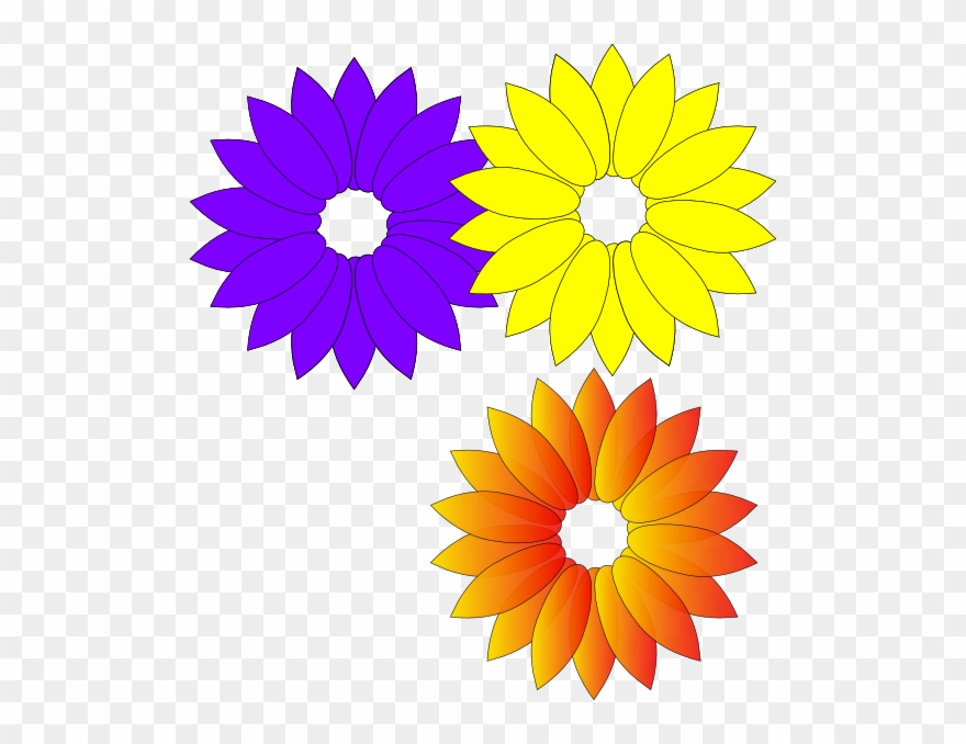 Yellow Flowers Clipart