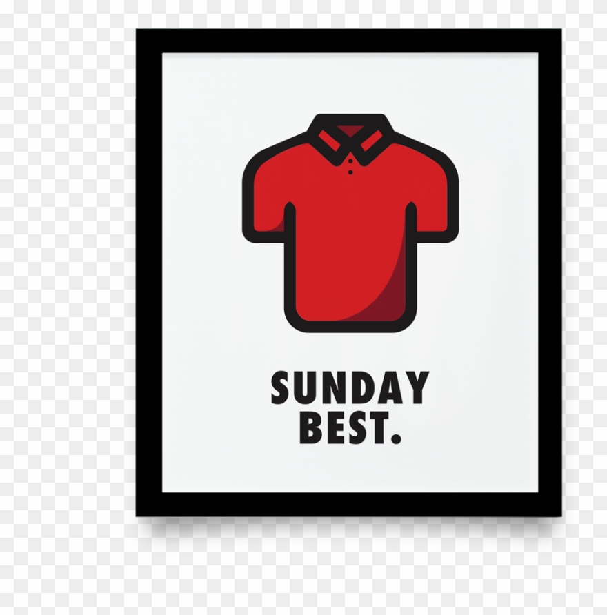 Sunday Best White Giclée Print Clipart