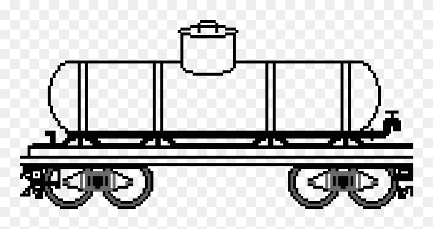Train Car Clipart Black And White Clipart Panda Free - Png Download