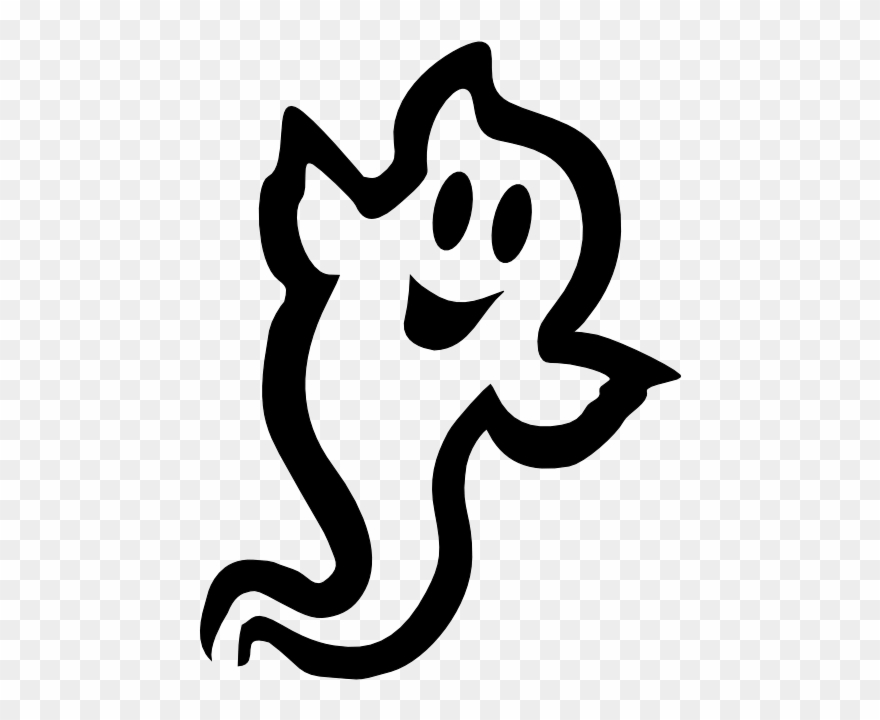 Clipart Ghost Stencils - Png Download
