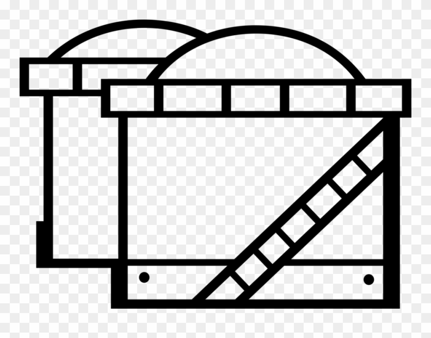 Oil Refinery Storage Tanks Clipart