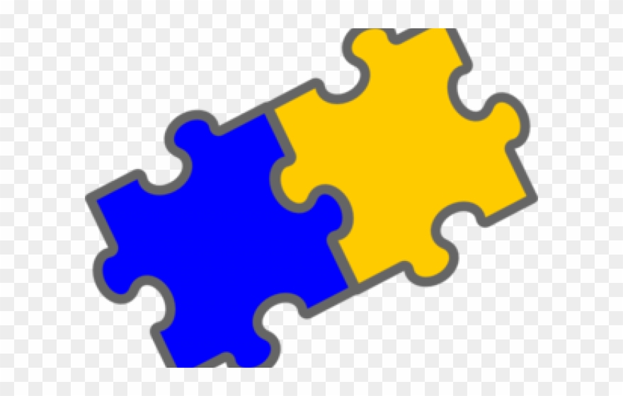 Cartoon Puzzle Pieces Clipart