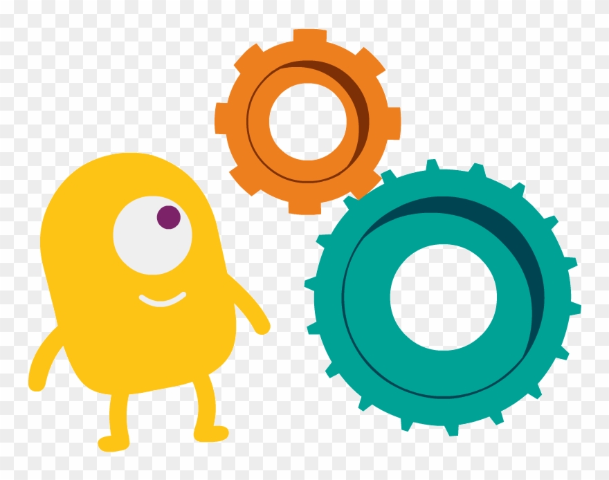 Monster Gear Reverse Clipart