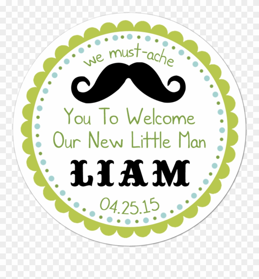 Little Man Baby Shower Clip Art - Png Download