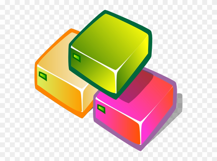 Blocks - Paquetes Png Clipart