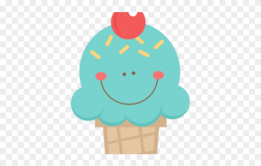 Ice Cream Clipart Cute - Cute Ice Cream Shop Clipart - Png Download