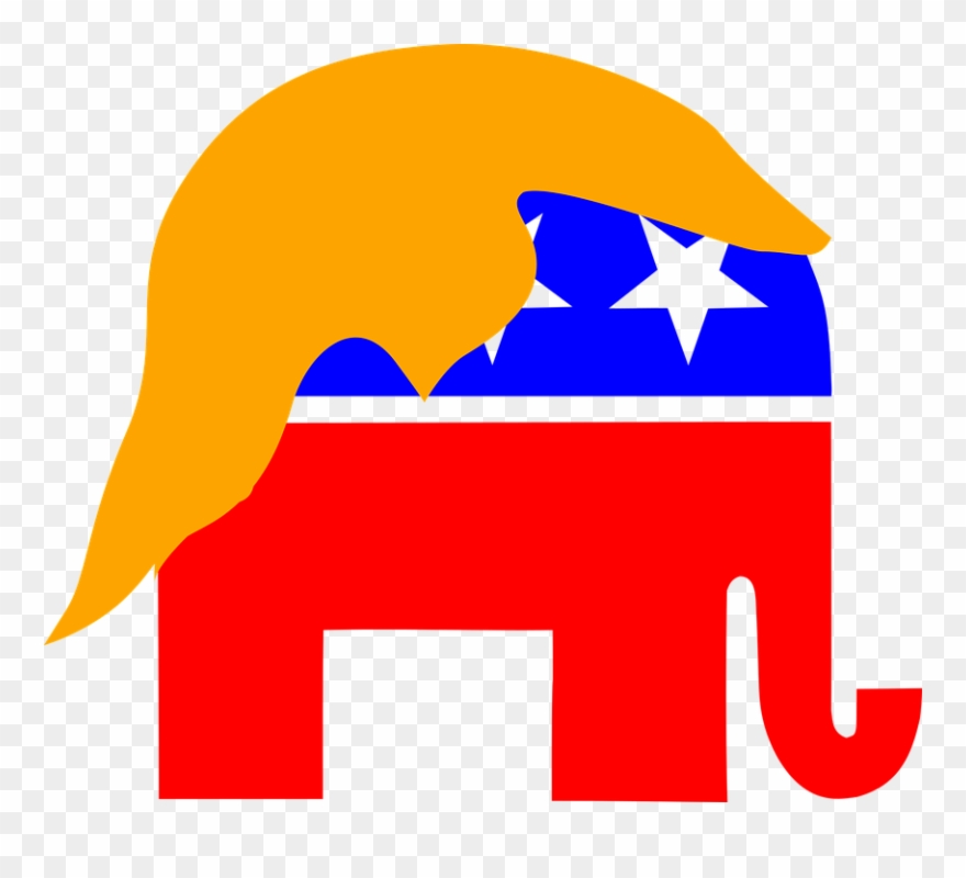 Three Strategies To Survive The Trump Era - Cute Republican Elephant Clipart