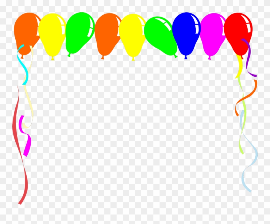 Balloon Border Template Free Balloons Border Free Download Clipart