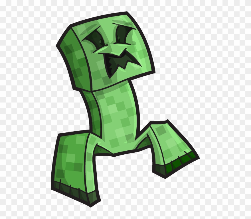 Block Vector Minecraft - Minecraft Creeper Art Png Clipart
