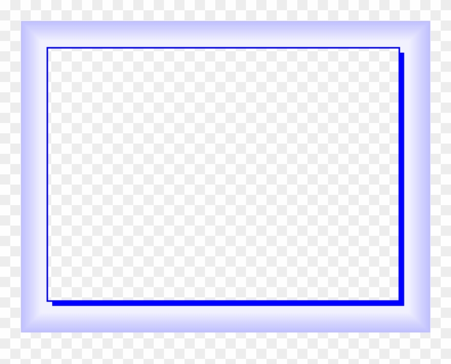 Blue Border Frame Png Photos - Open Rate Clipart