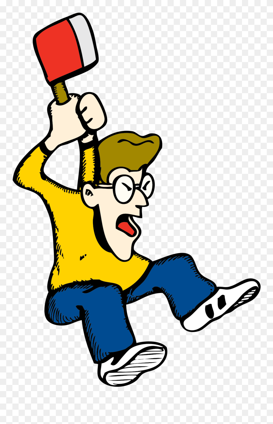 Angry Man Cartoon Image Group Free Vector - Angry Person Clipart Gif - Png Download