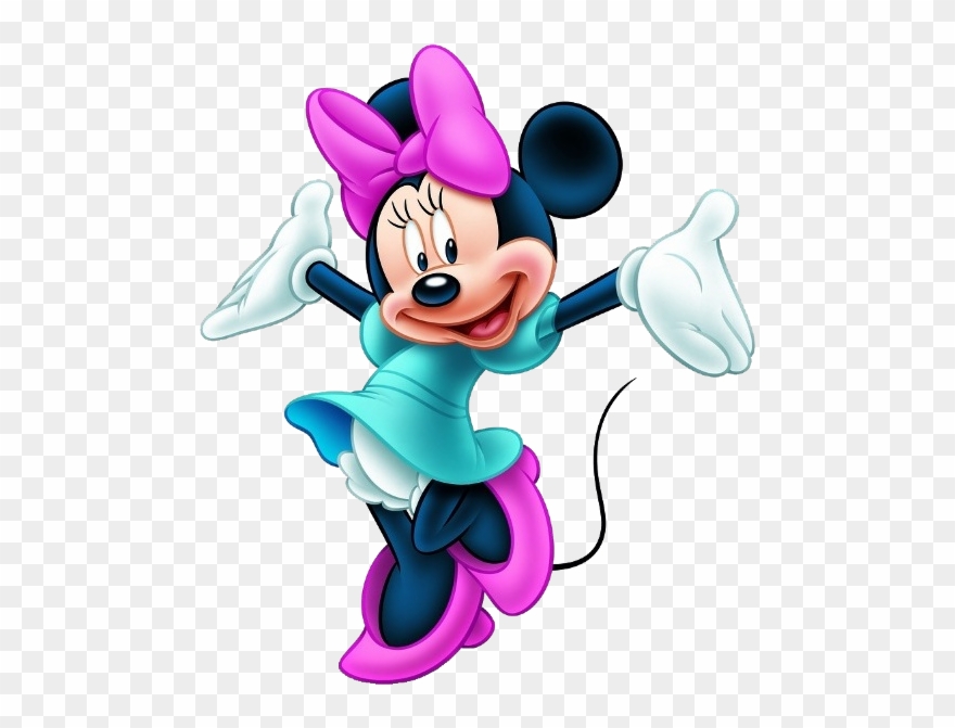 Minnie Mouse Polka Dot Disney Birthday Invitations - Png Cartoon Characters Minnie Mouse Clipart