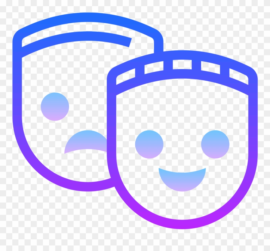 Theatre Mask Icon - Mask Clipart