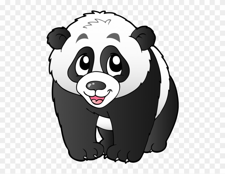Vector Freeuse Library Bears Cartoon Animal Images - Cartoon Panda No Background Clipart