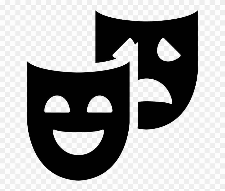 Theatre Clipart Theatre Mask Clip Art - Theater Mask Clipart - Png Download