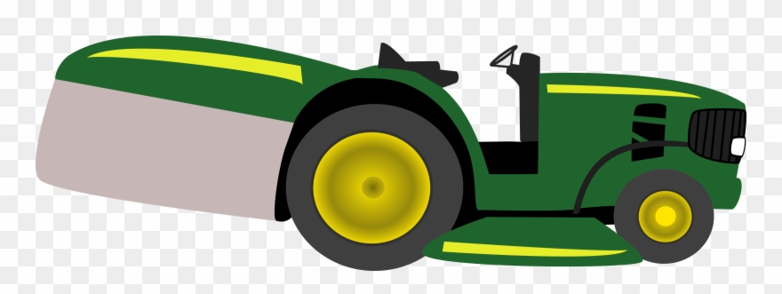Lawn Mowers John Deere Tractor - Lawn Mower Tractor Png Clipart