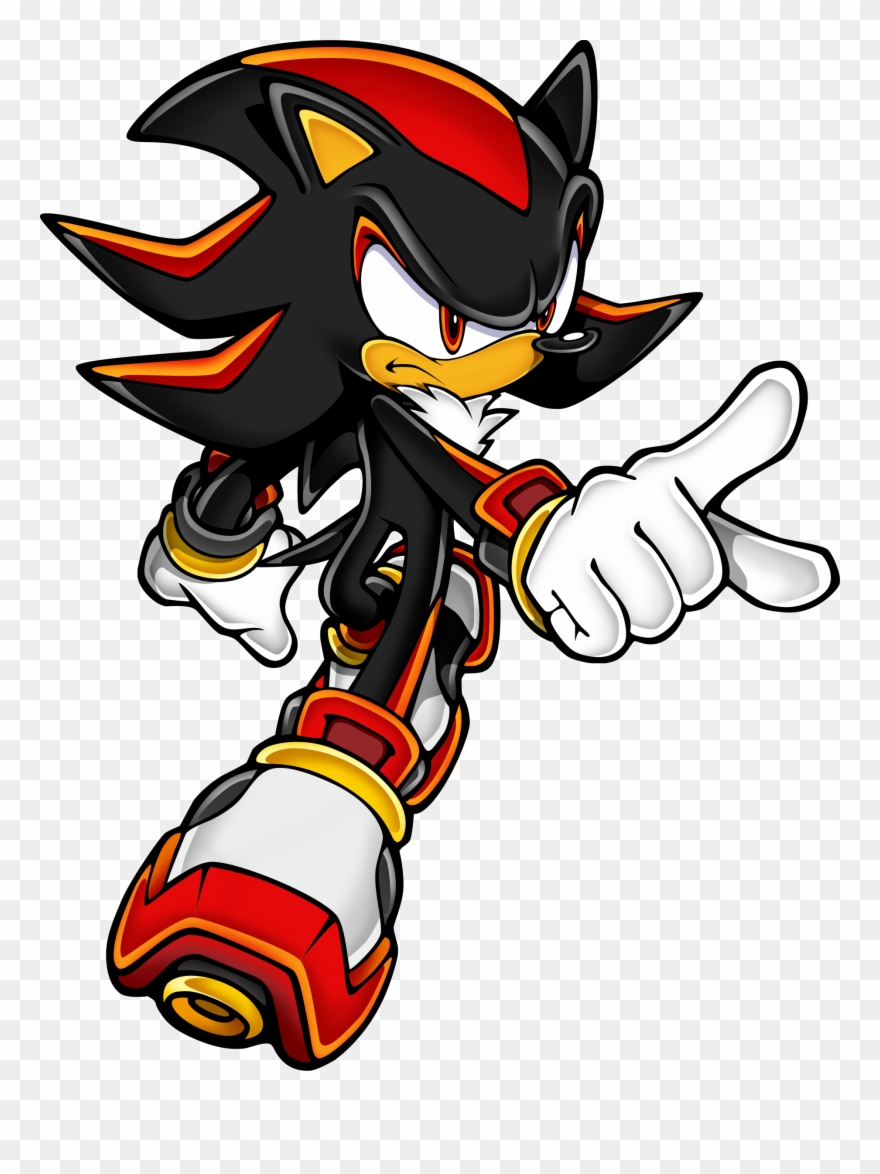 Sonic The Hedgehog Clipart Clip Art - Sonic The Hedgehog Black - Png Download