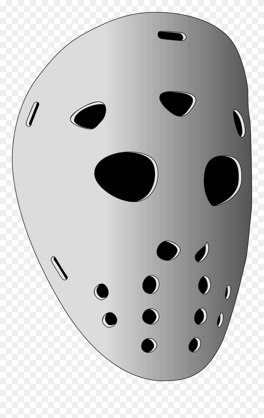 Clip Arts Related To - Mascara De Hockey Sobre Hielo - Png Download