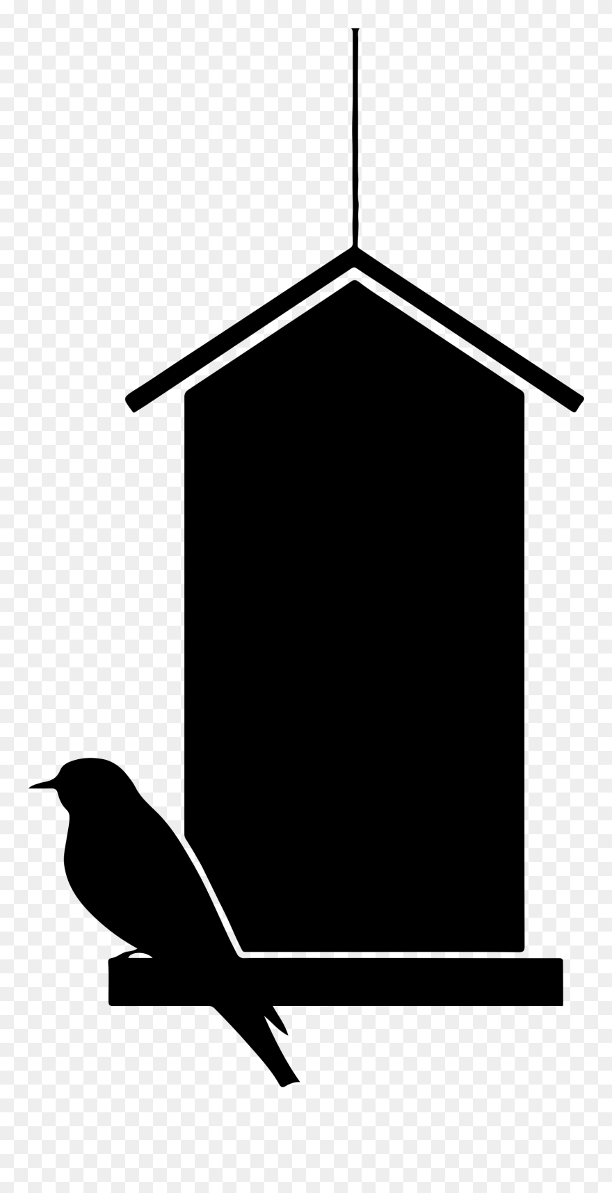 House Clipart Birds - Bird Houses In Black And White - Png Download