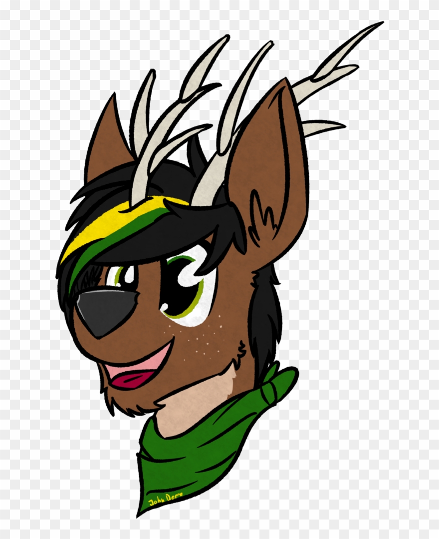 Kamithepony, Deer, Headshots, John Deere, Oc, Oc - Cartoon Clipart