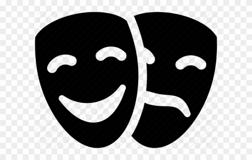 Theater Masks - Reaction Icon Clipart