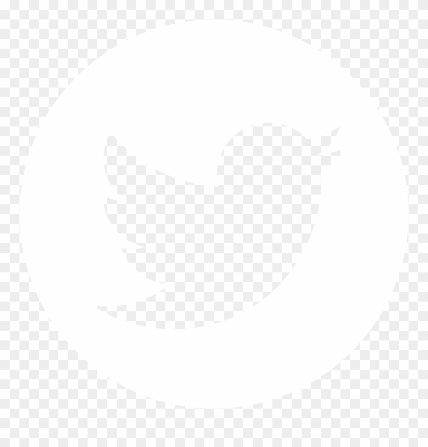 Twitter Logo Round White Png Clipart