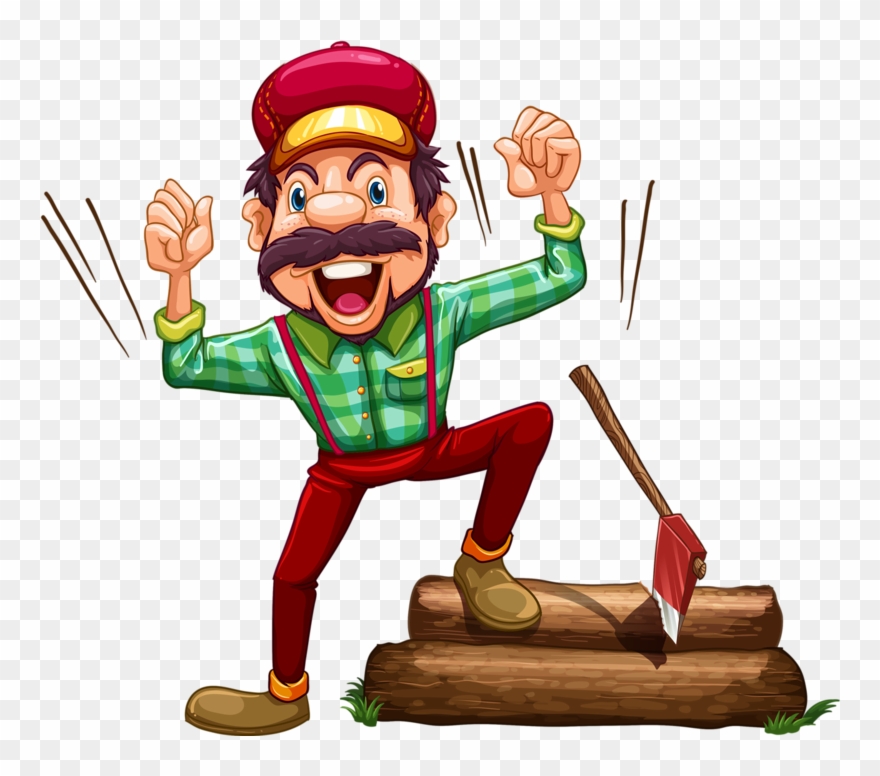 Lenhador On Pinterest Wood Worker Plastic Canvas - Leñador Png Clipart