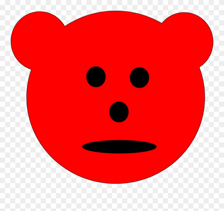 Bear Clip Art Download Red - Clip Art - Png Download
