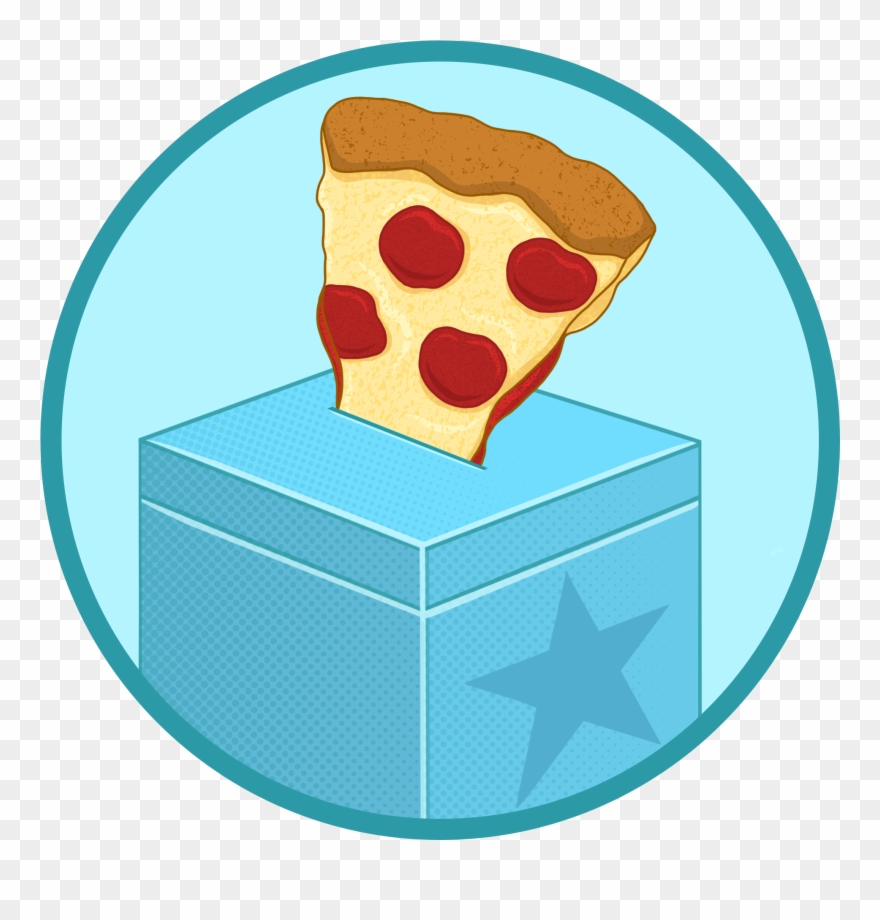 Pizza To - Pizza To The Polls Clipart