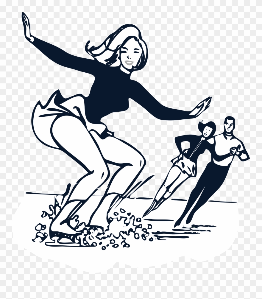 Ice Skating Figure Skating Ice Skates Drawing - Patinaje Sobre Hielo Animado Clipart
