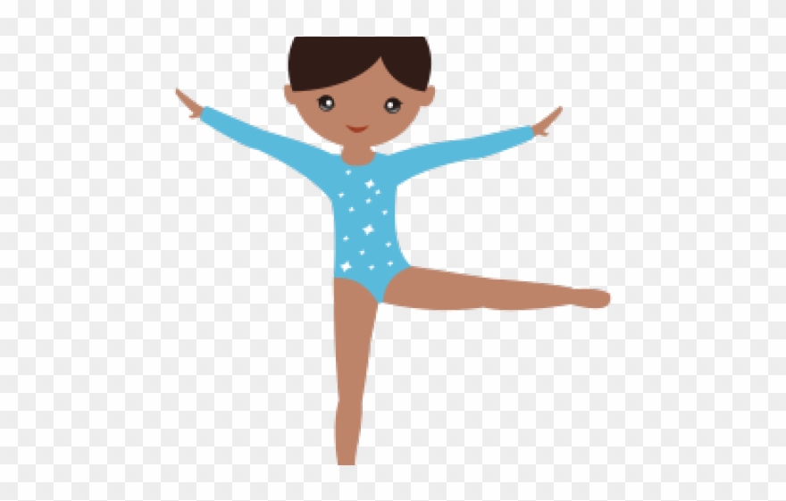 Gymnast Clipart Salute - Png Download